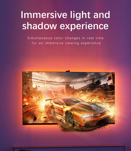TV backlight сенсор, чтобы взять цвет ТВ фоновая лампа с APP музыкальная ритмическая атмосфера лампа с 55-75 дюймов