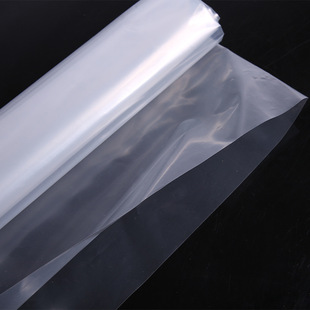 Plastic Lined Bag Transparent Flat Mouth Pe Large Plastic Bag Dustproof and Moisture-Proof Commercial Thickeneded Food Packaging Film
