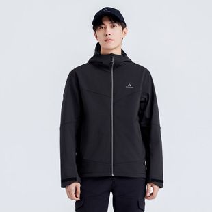 [Seal Soft Shell] Road Teach Outdoor Mountaineering Men's Spring New fleece-lined Hooded Waterproof Windproof Jacket