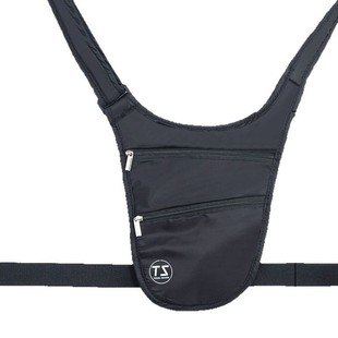 Travel close-fitting waist bag men's and women's underarm anti-theft passport certificate money invisible running sports ultra-thin shoulder messenger bag