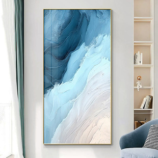 Nordic Cream Style Hallway Decorative Painting Simple Abstract Art Hanging Painting Stereo Sandstone Texture Corridor Corridor Mural Painting