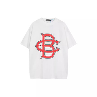 CB ICON High Street Tide бренд London Limited слоган буква с логотипом свободной футболки с коротким рукавом с круглым вырезом для мужчин и женщин