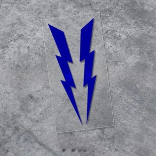 Foreign trade cross-border motorcycle stickers lightning stickers flower DIY motorcycle helmet car side reflective stickers