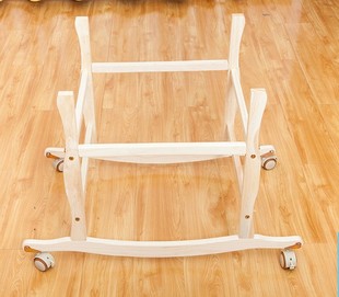 Newborn Cradle Rattan Baby Basket Portable Hand Basket Baby Stroller Solid Wood Car Baby Moses