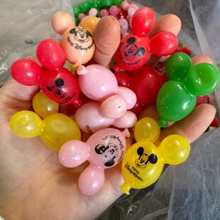 Bulk Toy Medium Mickey Balloon Shape Deformed Some Not Inflated Each Has Some