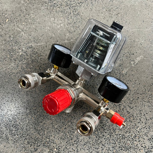 Oil-free mute air compressor small air pump accessories Bama bracket assembly transparent automatic pressure switch air outlet