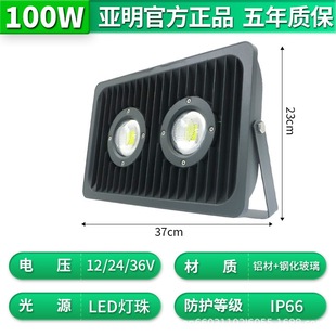 Яминг низковольтный взрывозащищенный склад наружной 100W АЗС морской 12/24V36V туннельный прожектор оптом