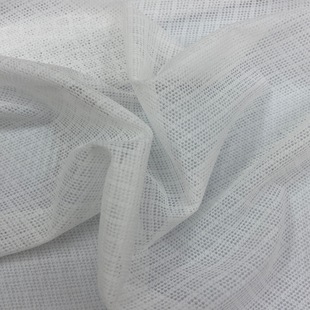 Low Elastic Diamond Mesh Square Mesh Full Polyester Low Elastic Silk Knitted Mesh Fabric
