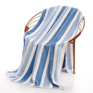 Large high density coral fleece bath towel adult thick absorbent soft gift embroidery factory wholesale
