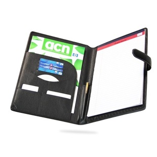 A4 wallet folder multi-functional business sales manager clip PU simulation leather briefcase handbag