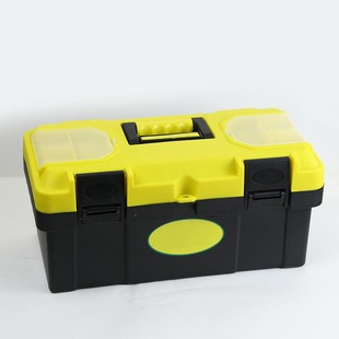 Plastic toolbox 14 inch 17 inch 19 inch multi-function double layer portable plastic hardware box car toolbox
