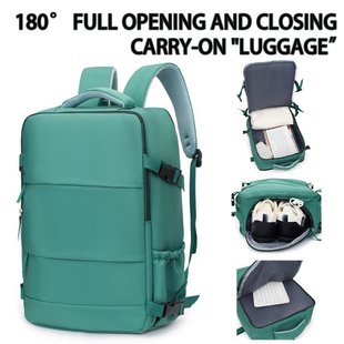 Multifunctional Backpack Large Capacity Sleeve Trolley Case for Men and Women Travel Schoolbag Outdoor Short-distance Travel Luggage Bag
