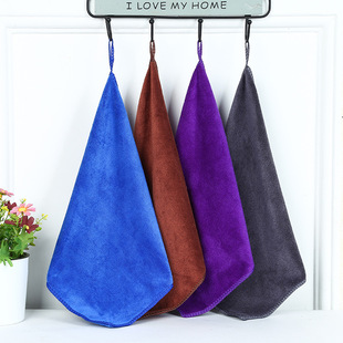 Factory wholesale fiber towel 36g thickened 30*30 towel cleaning glass absorbent car cleaning quick-drying square towel