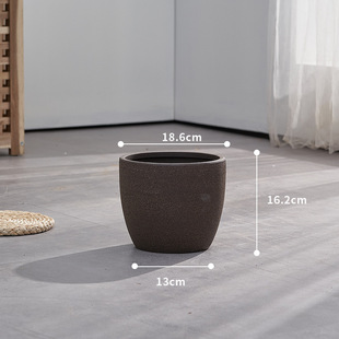 Large Size Purple Sand Breathable Flower Pot Green Plant Pot Outdoor Courtyard Garden Living Room Large Diameter Coarse Pottery Pot Qing Zhao Zhisun