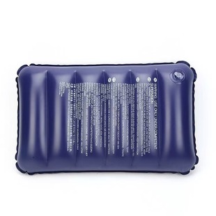 Factory in stock wholesale PVC travel outdoor train plane flocking leather pillow portable pillow inflatable pillow