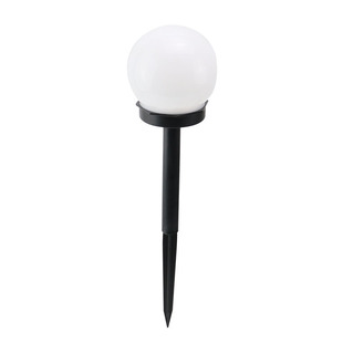 Solar white wave ball lawn lamp small white ball lawn lamp residential park villa garden lighting decorative lamp