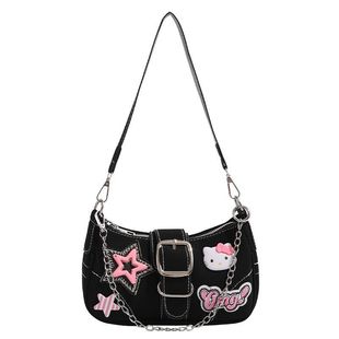 CHARHP & KEJNT New Millennium Spice Girls Star Baguette Underarm Bag Kitty Shoulder Bag Women