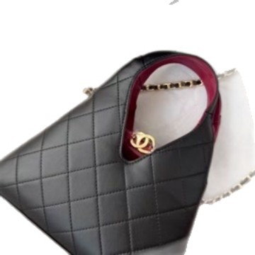 Small quilted chain bag 26a hand-held triangular cowhide crossbody evening bag