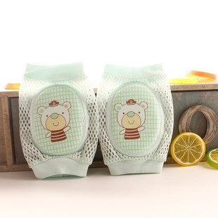 Children's Breathable Mesh Large Sponge Knee Pads Infant Knee Pads Baby's Crawling Toddler Sports Cover Elbow Pads