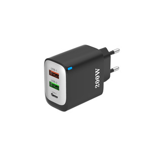 Частная модель производителя трансграничный взрыв 1C 2USB Европа, США, Великобритания, зарядное устройство для мобильного телефона QC3.0 Многопорная зарядная головка
