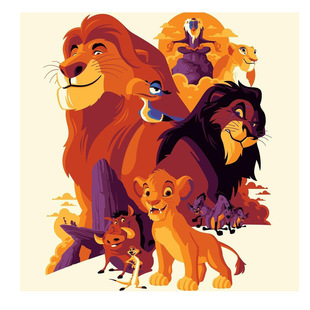 Lion King Theme Birthday Party Supplies Mufasa Party Decoration Disposable Tableware Paper Cup Tablecloth Triangle