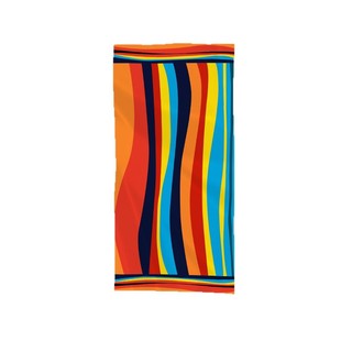 Rainbow Stripe Design Quick Drying Microfiber Beach Towel for Travel, Yoga, Camping and Swimming