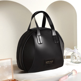 2025 New Large Capacity Cosmetic Bag Portable Handle Storage Travel Makeup Pillow Storage Wash Bag