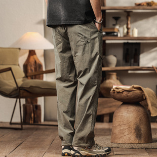 plus size men's drawstring elastic waist sports casual pants men's plus fat plus size stitching loose casual pants men's wholesale
