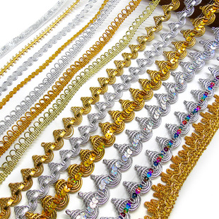 Centipede color belt lace sequin lace accessories gold silk silver silk centipede car line dance clothing accessories cotton lace