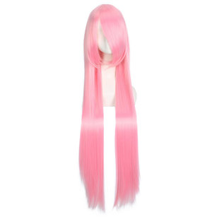 Anime wig Europe and the United States 100CM wig cosplay universal long straight hair female multi-color long straight hair manufacturers wholesale