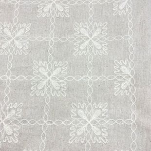 Льняная ткань из льняного хлопка с крючком