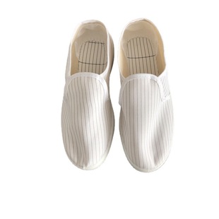 Anti-static shoes striped medium towel shoes dust-free clean shoes pharmaceutical electronics factory men's and women's breathable work shoes PU soft sole