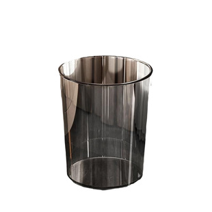 Transparent Light Luxury Home Office Toilet Trash Bin Home High-value Living Room Toilet Storage Bucket