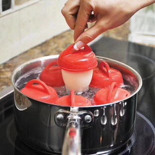 TV new non-stick silicone egg cup cooking egg cooker silicone egg cooker egg boiling artifact