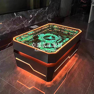 Light Luxury KTV Sofa Coffee Table Combination U-shaped Corner Caravan K-room Bar Clearing Bar Special Box Card Seat