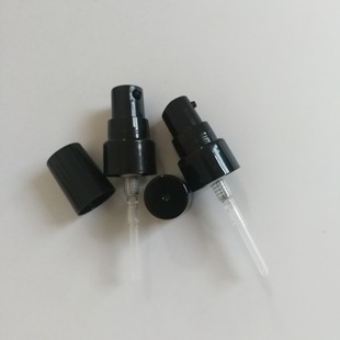 In stock lotion pump 20 tooth powder pump black glossy plastic lotion pump powder pump