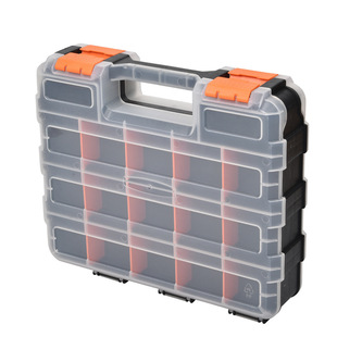 Plastic Storage Box Handheld Toolbox Plastic PP Multifunctional Parts Box Default Item Plastic Toolbox Flip Type