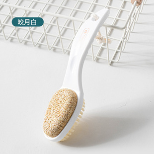 Exfoliating Foot Care Foot Stone Foot Washing Brush Corneous Foot Cleaning Brush Rubbing Long Handle Lazy Xu