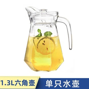 Large-scale Cooling Kettle Pot Fruit Juice Water Storage Glass Kettle Large Capacity Boiler High Temperature Resistant Teapot Household Cold