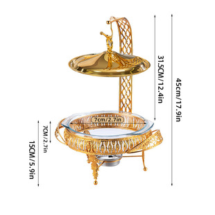 Cross-border source glass dining stove hotel restaurant for egg type alcohol stove food heating container buffet stove