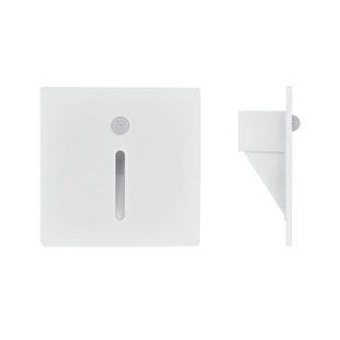 Ultra-thin 86 type embedded magnetic anchor induction lamp stair step LED corner intelligent human body 1 watt night light