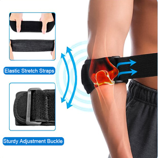 Sports Compression Elbow Pad Men's and Women's Training Fitness Elbow Pad Elbow Joint Pad Adjustable Winding Elbow Pad