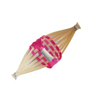 Bamboo Woven Boat Ancient Style Creative Woven Dragon Boat Hanging Decoration Enterprise Activity Handmade DIY Material Mid-Autumn Dragon Boat Festival Pendant