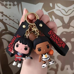 Creative cartoon character strange story doll keychain pendant bag personalized car key chain ornaments wholesale