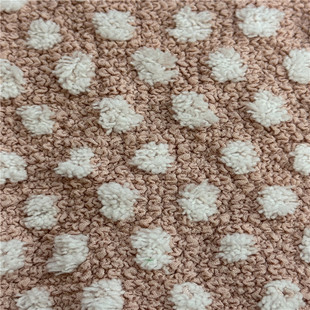 2024 New Polyester bubble crepe cut flower color dot fur ball cut flower boutique women's clothing dress suit fabric