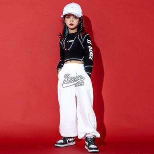 Cross-border Hip-hop Children's Fashion Clothing suit Hip-hop Fashion Brand New Year's Day Performance Clothing Boys and Girls Jazz Dance hiph Fashion
