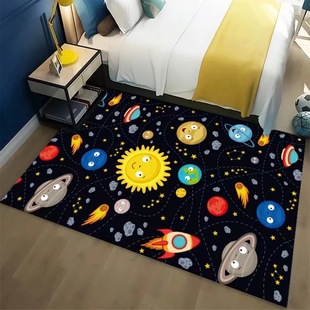 Toy Car Floor Mat Children's Fun Game Carpet Road Traffic Bedside Bedroom Carpet Baby Crawling Floor Mat