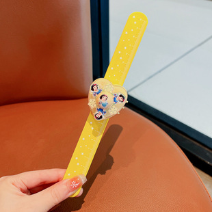 Sanrio Children's Toy Watch with Ruler Rotating Top Bracelet Princess Aisha Cartoon for Boys and Girls