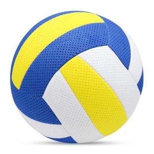 ПВХ машинный шов Volleyball экзамен волейбол игра тренировка PU наклейка мягкий жесткий № 5 пляжный волейбол оптом