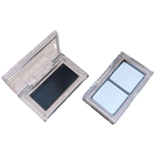 Double Transparent Box Square Maoge High-gloss Ginger Pork Eyeshadow Blush Lipstick Small Sample Split Magnet Plate